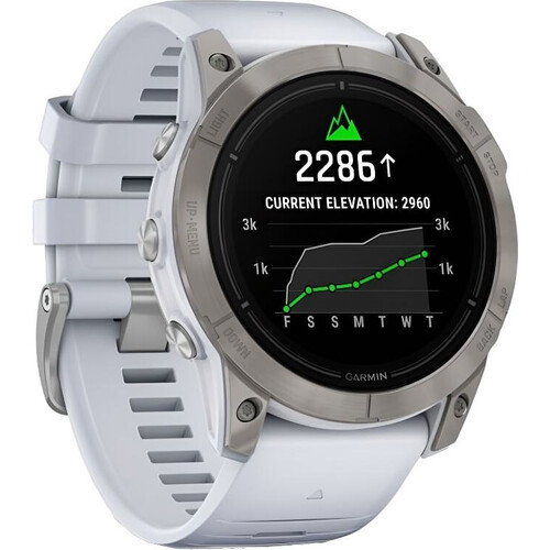 Смарт-часы Epix Pro (Gen 2) Sapphire Edition | 51 mm Titanium/Whitestone, ЦВЕТ: Titanium/Whitestone, РАЗМЕР КОРПУСА: 51 мм, ВЕРСИЯ: Pro | Sapphire, изображение 3