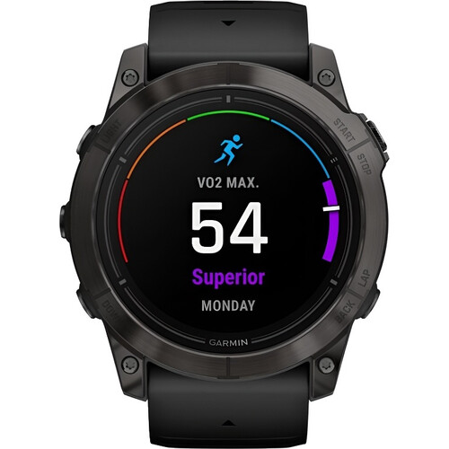 Смарт-часы Epix Pro (Gen 2) Sapphire Edition | 47 mm Carbon Gray DLC Titanium, РАЗМЕР КОРПУСА: 47 мм, ВЕРСИЯ: Pro | Sapphire, ЦВЕТ: Carbon Gray DLC Titanium, изображение 2