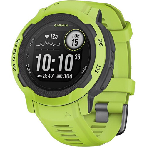 Смарт-часы Instinct 2 Standard Edition Electric Lime, РАЗМЕР КОРПУСА: 45 мм, SOLAR (Версии с линзами для зарядки от солнечной батареи собирают солнечную энергию и продлевают срок службы батареи.): Нет, ВЕРСИЯ: Standard, ЦВЕТ: Electric Lime