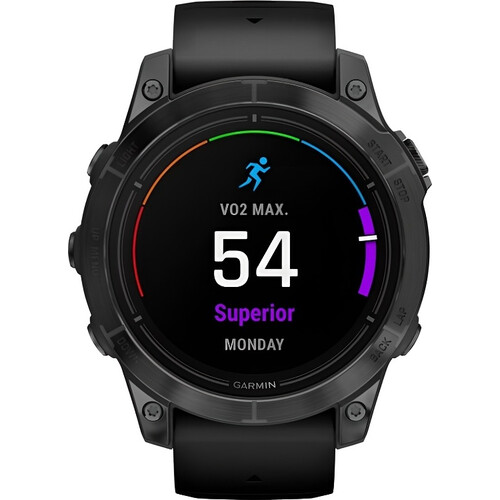 Смарт-часы Epix Pro (Gen 2) Standard Edition | 47 mm Slate Gray/Black, РАЗМЕР КОРПУСА: 47 мм, ВЕРСИЯ: Pro | Standard, ЦВЕТ: Slate Gray/Black Band, изображение 2