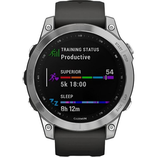Смарт-часы Fēnix 7 Standard Edition Silver/Graphite, РАЗМЕР КОРПУСА: 47 мм, ВЕРСИЯ: Standard, ЦВЕТ: Silver/Graphite, изображение 2
