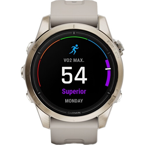 Смарт-часы Epix Pro (Gen 2) Sapphire Edition | 42 mm Soft Gold/Light Sand, РАЗМЕР КОРПУСА: 42 мм, ВЕРСИЯ: Pro | Sapphire, ЦВЕТ: Soft Gold/Light Sand, изображение 2