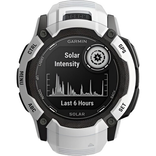 Смарт-часы Instinct 2X Solar Whitestone, РАЗМЕР КОРПУСА: 50 мм, SOLAR (Версии с линзами для зарядки от солнечной батареи собирают солнечную энергию и продлевают срок службы батареи.): Да, ВЕРСИЯ: Standard, ЦВЕТ: Whitestone, изображение 2