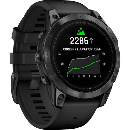 Смарт-часы Epix Pro (Gen 2) Standard Edition | 47 mm Slate Gray/Black, РАЗМЕР КОРПУСА: 47 мм, ВЕРСИЯ: Pro | Standard, ЦВЕТ: Slate Gray/Black Band, изображение 3