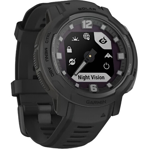 Смарт-часы Instinct Crossover Solar Tactical Edition Black, SOLAR (Версии с линзами для зарядки от солнечной батареи собирают солнечную энергию и продлевают срок службы батареи.): Да, ВЕРСИЯ: Tactical, ЦВЕТ: Black, изображение 3