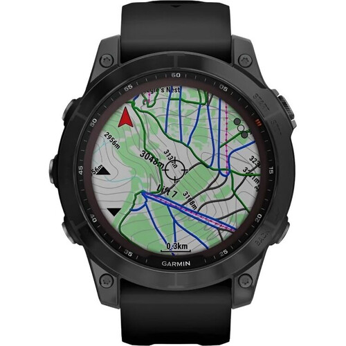 Смарт-часы Fēnix 7 Sapphire Solar Edition Black DLC Titanium with Black, РАЗМЕР КОРПУСА: 47 мм, ВЕРСИЯ: Sapphire Solar, ЦВЕТ: Black DLC Titanium/Black, изображение 4