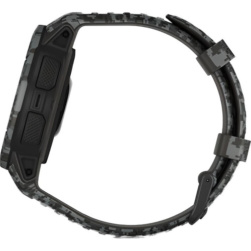 Смарт-часы Instinct 2 Camo Edition Graphite Camo, РАЗМЕР КОРПУСА: 45 мм, SOLAR (Версии с линзами для зарядки от солнечной батареи собирают солнечную энергию и продлевают срок службы батареи.): Нет, ВЕРСИЯ: Camo, ЦВЕТ: Graphite Camo, изображение 7