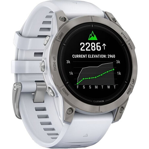 Смарт-часы Epix Pro (Gen 2) Sapphire Edition | 47 mm Titanium/Whitestone, ЦВЕТ: Titanium/Whitestone, РАЗМЕР КОРПУСА: 47 мм, ВЕРСИЯ: Pro | Sapphire, изображение 3
