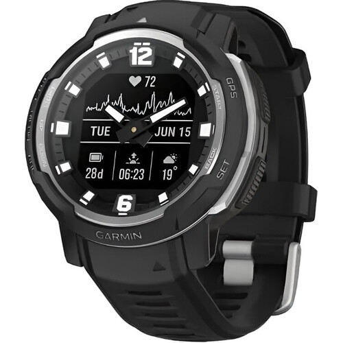 Смарт-часы Instinct Crossover Standard Edition Black, SOLAR (Версии с линзами для зарядки от солнечной батареи собирают солнечную энергию и продлевают срок службы батареи.): Нет, ВЕРСИЯ: Standard, ЦВЕТ: Black