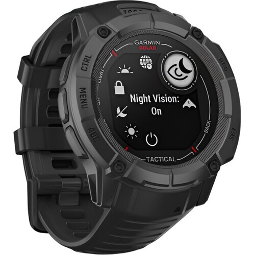 Смарт-часы Instinct 2X Solar Tactical Edition Black, ЦВЕТ: Black, РАЗМЕР КОРПУСА: 50 мм, SOLAR (Версии с линзами для зарядки от солнечной батареи собирают солнечную энергию и продлевают срок службы батареи.): Да, ВЕРСИЯ: Tactical, изображение 3