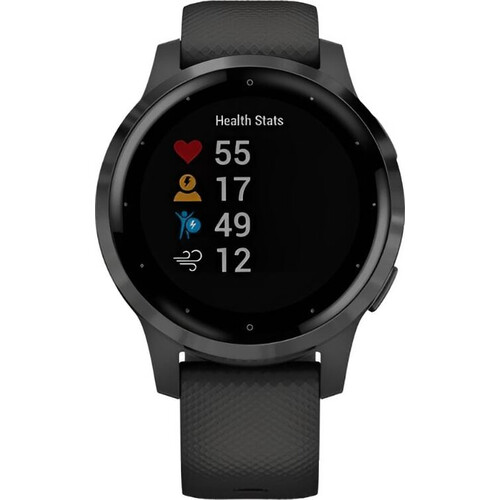 Смарт-часы Vívoactive 4S Slate Stainless Steel Bezel/Black, РАЗМЕР КОРПУСА: 40 мм, ЦВЕТ: Slate Stainless Steel Bezel/Black, изображение 2