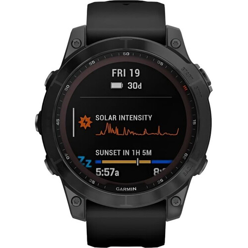 Смарт-часы Fēnix 7 Sapphire Solar Edition Black DLC Titanium with Black, РАЗМЕР КОРПУСА: 47 мм, ВЕРСИЯ: Sapphire Solar, ЦВЕТ: Black DLC Titanium/Black, изображение 2