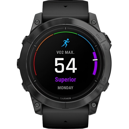 Смарт-часы Epix Pro (Gen 2) Standard Edition | 51 mm Slate Gray/Black, РАЗМЕР КОРПУСА: 51 мм, ВЕРСИЯ: Pro | Standard, ЦВЕТ: Slate Gray/Black Band, изображение 2
