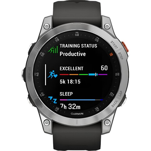 Смарт-часы Epix (Gen 2) Standard Edition | 47 mm Slate Steel/Graphite, РАЗМЕР КОРПУСА: 47 мм, ВЕРСИЯ: Standard, ЦВЕТ: Slate Steel/Graphite, изображение 2