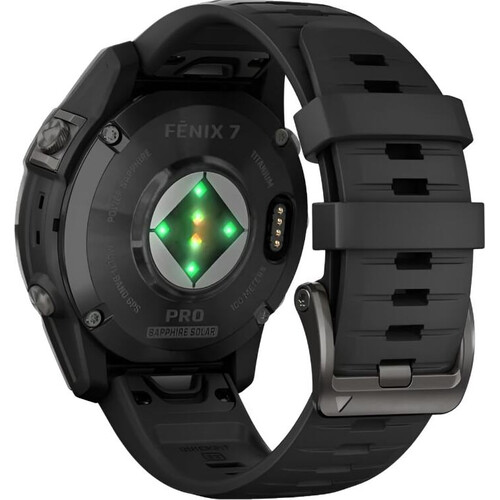 Смарт-часы Fēnix 7 Pro Sapphire Solar Edition Carbon Gray DLC Titanium, РАЗМЕР КОРПУСА: 47 мм, ВЕРСИЯ: Pro | Sapphire Solar, ЦВЕТ: Carbon Gray DLC Titanium, изображение 6