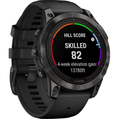 Смарт-часы Fēnix 7 Pro Sapphire Solar Edition Carbon Gray DLC Titanium, РАЗМЕР КОРПУСА: 47 мм, ВЕРСИЯ: Pro | Sapphire Solar, ЦВЕТ: Carbon Gray DLC Titanium, изображение 3