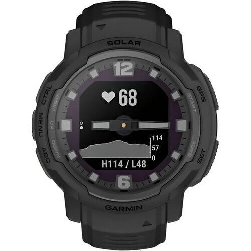 Смарт-часы Instinct Crossover Solar Tactical Edition Black, SOLAR (Версии с линзами для зарядки от солнечной батареи собирают солнечную энергию и продлевают срок службы батареи.): Да, ВЕРСИЯ: Tactical, ЦВЕТ: Black, изображение 2