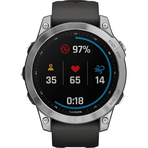 Смарт-часы Fēnix 7 Standard Edition Silver/Graphite, РАЗМЕР КОРПУСА: 47 мм, ВЕРСИЯ: Standard, ЦВЕТ: Silver/Graphite, изображение 4