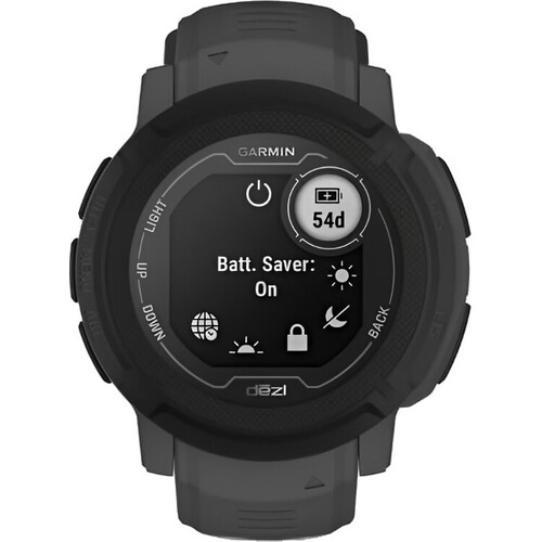 Смарт-часы Instinct 2 Dēzl Edition Black, РАЗМЕР КОРПУСА: 45 мм, SOLAR (Версии с линзами для зарядки от солнечной батареи собирают солнечную энергию и продлевают срок службы батареи.): Нет, ВЕРСИЯ: Dēzl, ЦВЕТ: Graphite Camo, изображение 2