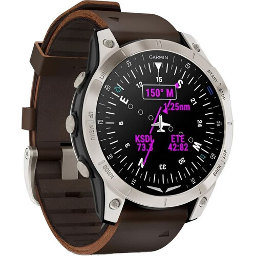 Смарт-часы D2 Mach 1 Aviator Smartwatch/Oxford Brown Leather, РАЗМЕР КОРПУСА: 47 мм, ЦВЕТ/МОДЕЛЬ: Aviator Smartwatch/Oxford Brown Leather, изображение 3