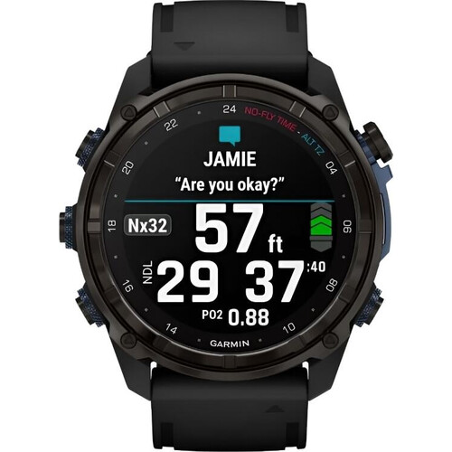 Смарт-часы Descent Mk3I 51 mm Carbon Gray DLC Titanium/Black, ЦВЕТ: Carbon Gray DLC Titanium/Black, РАЗМЕР КОРПУСА: 51 мм, ВЕРСИЯ: Descent Mk3I, изображение 2