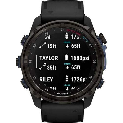 Смарт-часы Descent Mk3I 51 mm Carbon Gray DLC Titanium/Black, ЦВЕТ: Carbon Gray DLC Titanium/Black, РАЗМЕР КОРПУСА: 51 мм, ВЕРСИЯ: Descent Mk3I, изображение 4