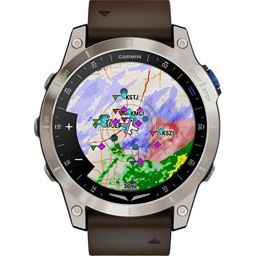 Смарт-часы D2 Mach 1 Aviator Smartwatch/Oxford Brown Leather, РАЗМЕР КОРПУСА: 47 мм, ЦВЕТ/МОДЕЛЬ: Aviator Smartwatch/Oxford Brown Leather, изображение 2