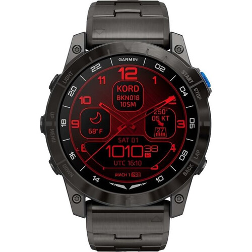 Смарт-часы D2 Mach 1 Pro Aviator Smartwatch/Vented Titanium, РАЗМЕР КОРПУСА: 51 мм, ЦВЕТ/МОДЕЛЬ: Aviator Smartwatch/Vented Titanium, изображение 2
