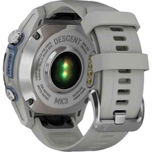 Смарт-часы Descent Mk3 Stainless Steel/Fog Gray, РАЗМЕР КОРПУСА: 43 мм, ВЕРСИЯ: Descent Mk3, ЦВЕТ: Stainless Steel/Fog Gray, изображение 6