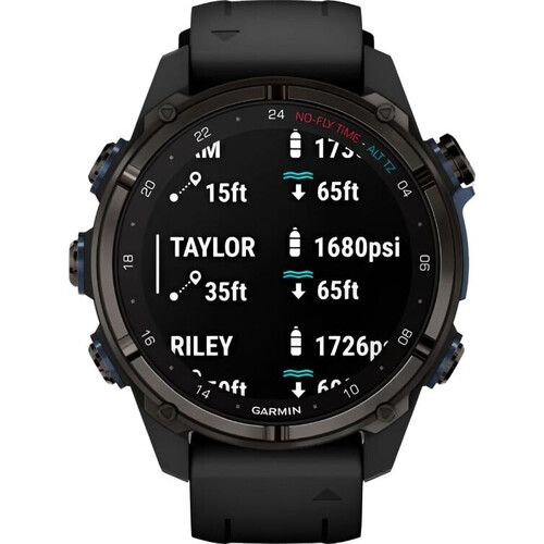 Смарт-часы Descent Mk3I 43 mm Carbon Gray DLC Titanium/Black, ЦВЕТ: Carbon Gray DLC Titanium/Black, РАЗМЕР КОРПУСА: 43 мм, ВЕРСИЯ: Descent Mk3I, изображение 4