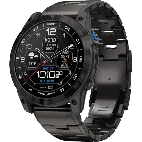 Смарт-часы D2 Mach 1 Pro Aviator Smartwatch/Vented Titanium, РАЗМЕР КОРПУСА: 51 мм, ЦВЕТ/МОДЕЛЬ: Aviator Smartwatch/Vented Titanium