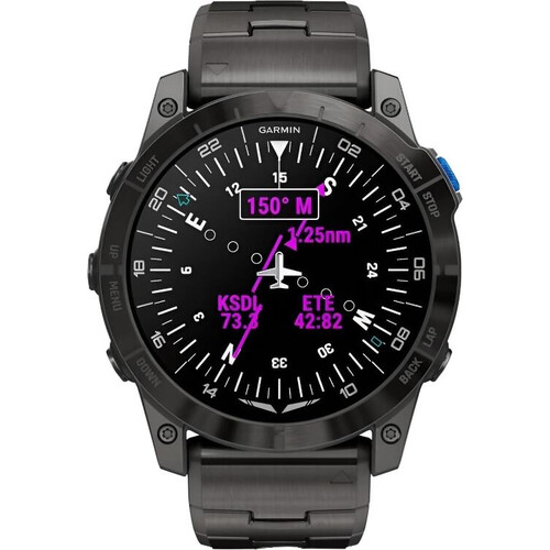Смарт-часы D2 Mach 1 Pro Aviator Smartwatch/Vented Titanium, РАЗМЕР КОРПУСА: 51 мм, ЦВЕТ/МОДЕЛЬ: Aviator Smartwatch/Vented Titanium, изображение 4