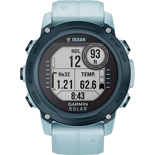 Смарт-часы Descent G1 Solar Ocean Edition Azure, ВЕРСИЯ: Ocean Edition, ЦВЕТ: Azure, изображение 4