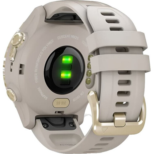 Смарт-часы Descent Mk2S Light Gold/Light Sand, РАЗМЕР КОРПУСА: 43 мм, ДАТЧИК DESCENT™ (Можно осуществлять мониторинг давления воздуха): Нет, ЦВЕТ: Light Gold/Light Sand, изображение 6