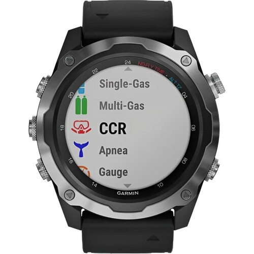 Смарт-часы Descent Mk2 Stainless Steel/Black, РАЗМЕР КОРПУСА: 52 мм, ДАТЧИК DESCENT™ (Можно осуществлять мониторинг давления воздуха): Нет, ЦВЕТ: Stainless Steel/Black, изображение 2