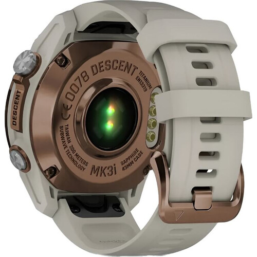 Смарт-часы Descent Mk3I 43 mm Bronze PVD Titanium/French Gray, РАЗМЕР КОРПУСА: 43 мм, ВЕРСИЯ: Descent Mk3I, ЦВЕТ: Bronze PVD Titanium/French Gray, изображение 6