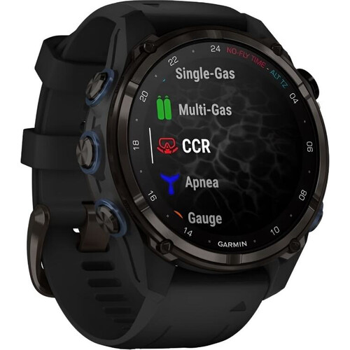 Смарт-часы Descent Mk3I 43 mm Carbon Gray DLC Titanium/Black, ЦВЕТ: Carbon Gray DLC Titanium/Black, РАЗМЕР КОРПУСА: 43 мм, ВЕРСИЯ: Descent Mk3I, изображение 3