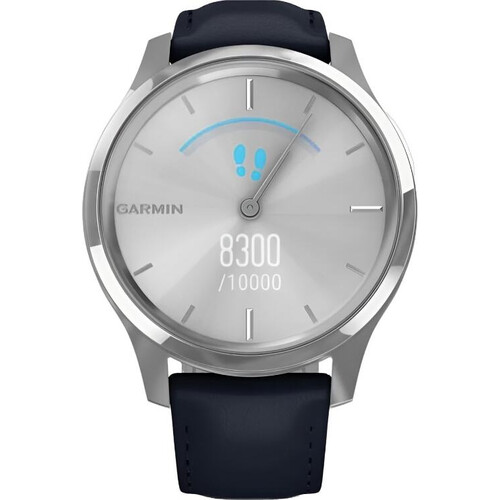 Смарт-часы Vívomove Luxe Silver Stainless Steel Case/Navy Italian Leather Band, ВЕРСИЯ: Vívomove Luxe, ЦВЕТ: Silver Stainless Steel Case/Navy Italian Leather Band, изображение 4