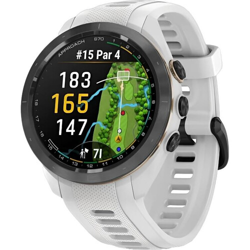 Смарт-часы Approach S70 - 42 mm White Ceramic Bezel/Black, РАЗМЕР КОРПУСА: 42 мм, ЦВЕТ: Black Ceramic Bezel/White