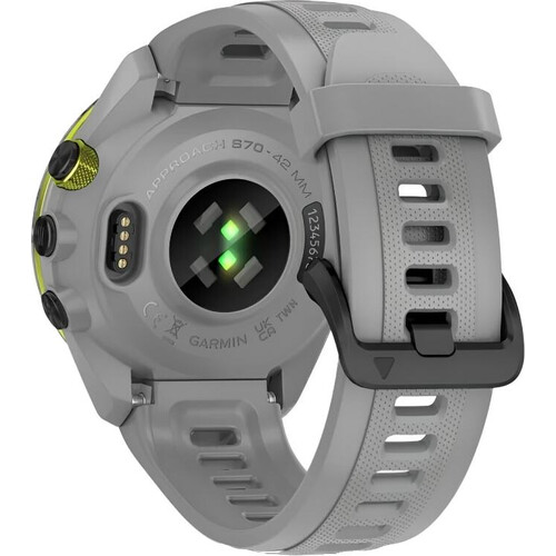 Смарт-часы Approach S70 - 42 mm Black Ceramic Bezel/Powder Gray, РАЗМЕР КОРПУСА: 42 мм, ЦВЕТ: Black Ceramic Bezel/Powder Gray, изображение 6
