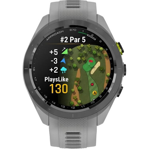 Смарт-часы Approach S70 - 42 mm Black Ceramic Bezel/Powder Gray, РАЗМЕР КОРПУСА: 42 мм, ЦВЕТ: Black Ceramic Bezel/Powder Gray, изображение 2