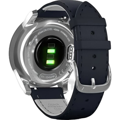Смарт-часы Vívomove Luxe Silver Stainless Steel Case/Navy Italian Leather Band, ВЕРСИЯ: Vívomove Luxe, ЦВЕТ: Silver Stainless Steel Case/Navy Italian Leather Band, изображение 6