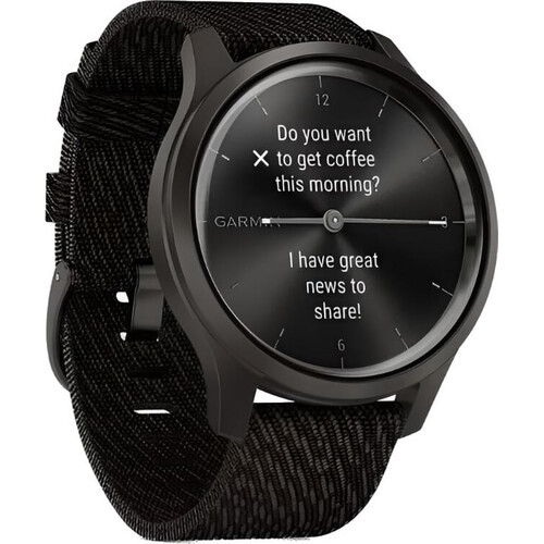 Смарт-часы Vívomove Style Graphite Aluminum Case/Black Pepper Woven Nylon Band, ВЕРСИЯ: Vívomove Style, ЦВЕТ: Graphite Aluminum Case/Black Pepper Woven Nylon Band, изображение 3