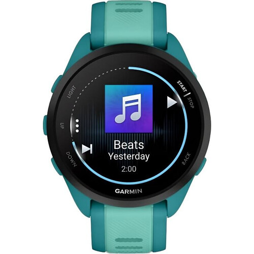 Смарт-часы Garmin Forerunner 165 Music Turquoise/Aqua, МУЗЫКА (легко загрузите на часы до 500 песен): Да, ЦВЕТ: Turquoise/Aqua, изображение 4