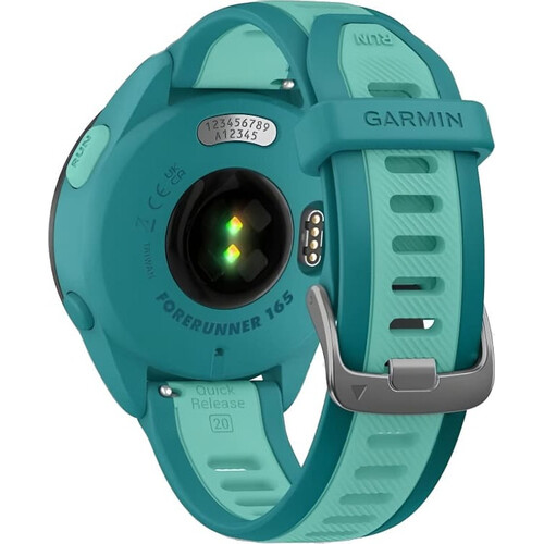 Смарт-часы Garmin Forerunner 165 Music Turquoise/Aqua, МУЗЫКА (легко загрузите на часы до 500 песен): Да, ЦВЕТ: Turquoise/Aqua, изображение 6
