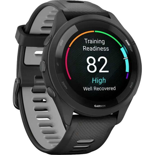 Смарт-часы Garmin Forerunner 265 Black/Powder Gray, ЦВЕТ: Black/Powder Gray, РАЗМЕР КОРПУСА: 46 мм, изображение 3