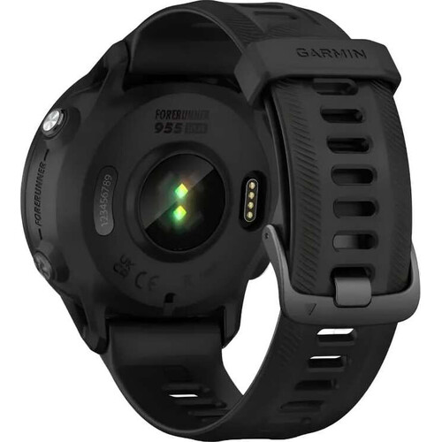 Смарт-часы Garmin Forerunner 955 Solar Black, SOLAR (Версии с линзами для зарядки от солнечной батареи собирают солнечную энергию и продлевают срок службы батареи.): Да, ЦВЕТ: Black, изображение 6