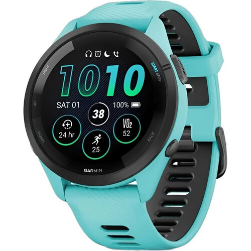 Смарт-часы Garmin Forerunner 265 Aqua/Black, РАЗМЕР КОРПУСА: 46 мм, ЦВЕТ: Aqua/Black