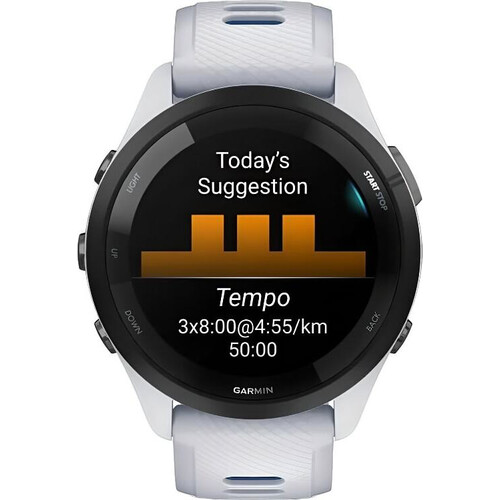 Смарт-часы Garmin Forerunner 265 Whitestone/Tidal Blue, РАЗМЕР КОРПУСА: 46 мм, ЦВЕТ: Whitestone/Tidal Blue, изображение 2