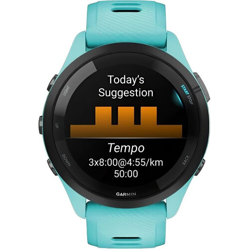 Смарт-часы Garmin Forerunner 265 Aqua/Black, РАЗМЕР КОРПУСА: 46 мм, ЦВЕТ: Aqua/Black, изображение 2